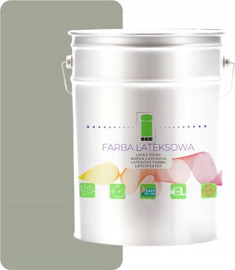 OEM Pintura De L&aacute;tex Para Paredes Interiores, Gris Salvia, 10 L, Polonia