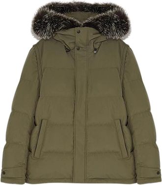 Yves Salomon Doudoune - Heren - Winterjassen - Groen - L - Jassen