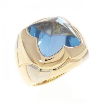 Bulgari Yellow Gold (18K) White Gold (18K) Band Ring (Pre-Owned)