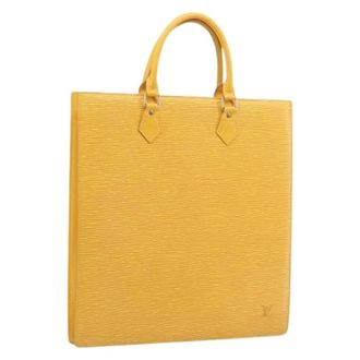 Louis Vuitton Pre-owned Tote Bags, female, Yellow, Size: ONE SIZE Pre-owned Leather Tote Bag