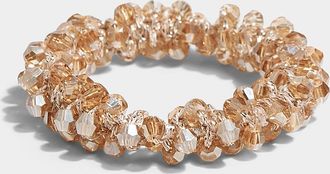 Simons Womens Faceted stone hair tie