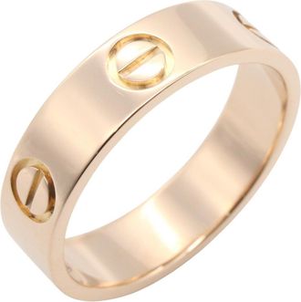 Cartier Gold Pink Gold (18K) Band Ring (Pre-Owned)