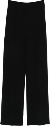 Ermanno Scervino seam-detail trousers - women - Viscose/Polyester - 44 - Black