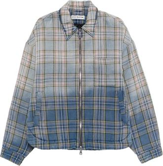Cole Buxton Tartan-pattern Zip-fastening Jacket