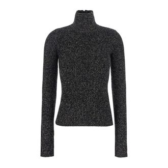 Max Mara Wollen ribgebreide coltrui met kasjmier - Dames - Coltruien - Veelkleurig - S - Wol - Truien & Vesten
