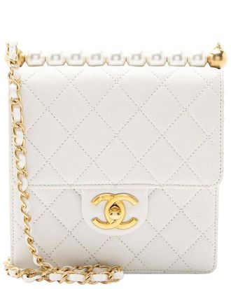 Chanel Chic Pearls Small Vertical Flap Bag (Authentic Pre-Loved)