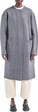 Maria McManus Womens Cloak Sweater Coat In Charcoal