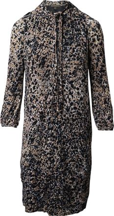 Burberry Burberry midi-jurk met print in veelkleurige rayon
