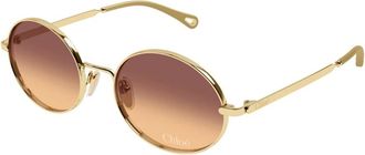 Chloé Sunglasses, female, Yellow, 55 MM, Ch0326S 004 Sunglasses