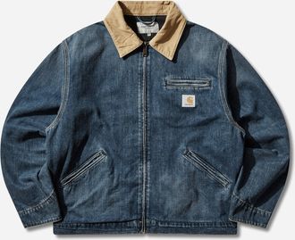 Carhartt Work in Progress Men s OG Detroit Jacket Blue / Dusty H Brown