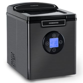 Klarstein Klarstein Icemeister 2g Ice Cube Maker 12kg/24h Lc Display Stainless Steel