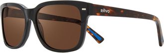 Revo RE 1104 TAYLOR Polarized 01BR Mens Sunglasses Black Size 56