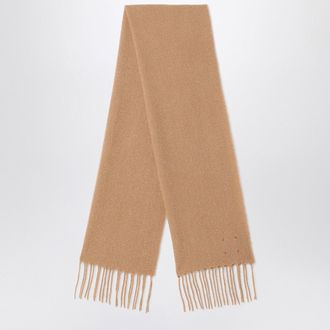 Destin Camel Wool And Cahsmere Scarf