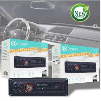 Trade Shop Trade Shop - Autoradio Stereo De Car Letto Mp3 Bluetooth Aux Usb Sd Telecomando Cx-9001