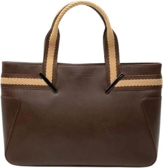 Gucci Pre-owned Handbags, female, Brown, Size: ONE SIZE Pre-owned Leather Handbag