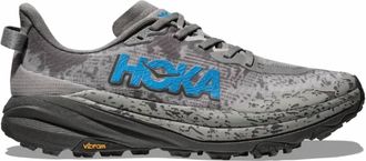 Hoka One One Mens Speedgoat 6 Shoes In Galactic Grey/hoka Blue