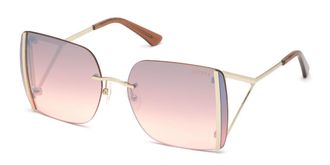 Guess GU7718 32G Womens Sunglasses Gold Size 62