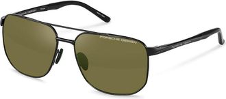 Porsche Design P8984 Polarized A417 Mens Sunglasses Black Size 60