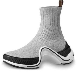 Louis Vuitton (WMNS) LOUIS VUITTON LV Archlight High-Top Sports Shoes Grey/White 1A5C17