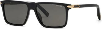 Chopard Sch 427 700P Zonnebril - Heren - Zonnebrillen - Zwart - 58 MM - Accessoires