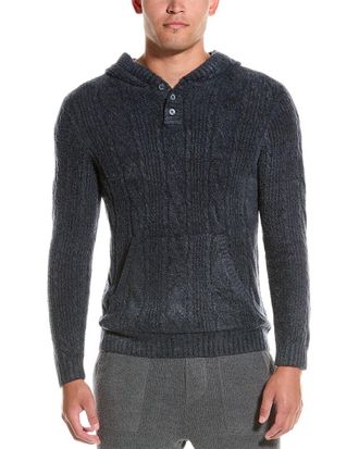 Barefoot Dreams Cal Cable Hooded Henley