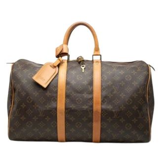 Louis Vuitton Pre-owned Weekend Bags, female, Brown, Size: ONE SIZE Pre-owned The Keepall 45