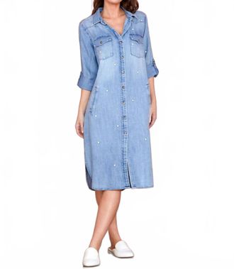 BILLY T Little Star Dress In Denim