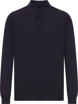 Zanone POLO SHIRT IN FINE COMBED WOOL - Zanone - Man