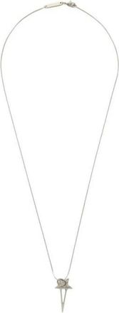 Rick Owens Pentagram Charm Palladio Ketting - Dames - Kettingen - Grijs - ONE Size - Accessoires