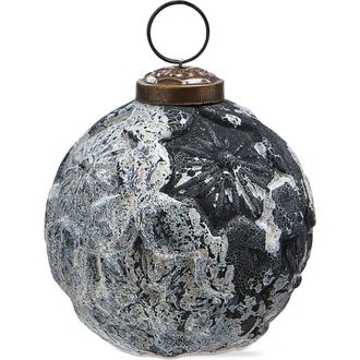 Tag Twilight Flower Black Glass Ornament Christmas Tree Decor at Nordstrom