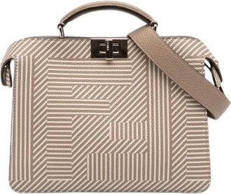 Fendi Pre-owned Peekaboo ISee U - Dames - Vintage Handtas - Bruin - ONE Size - Leer - Vintage