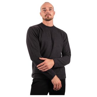 Daniele Fiesoli Truien & Vesten, Heren, Zwart, L, Boucle Pullover in Anthrazit