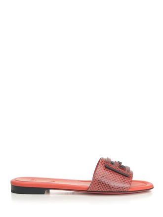Fendi Baguette Scarpe Basse Rosso-Donna