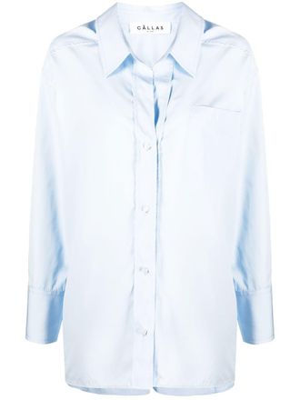 C&acirc;llas Milano Camicia Petra oversize - Blu