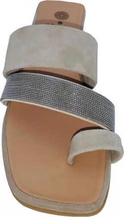 Eric Michael Womens Claudia Sandal In Beige