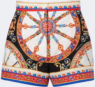 Dolce & Gabbana Carretto cotton poplin shorts