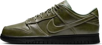 Nike Mens Dunk Low Retro Premium Shoes in Green | IQ3342-300