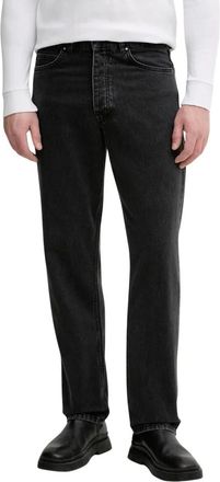 Benetton Rechte jeans - Heren - Jeans - Zwart - Maat: W36 Katoen
