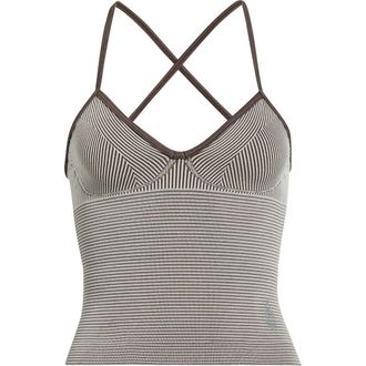 Free People FP Movement Perfectly Plated Rib Tank in Chocolate at Nordstrom, Size X-Small
