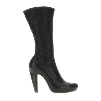 Alexander McQueen 125mm Platform Boots - female - Alexander McQueen - Heeled Boots - Black - 4 UK - Shoes