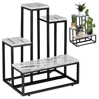 OEM Soporte Para Macetas De Metal Y M&aacute;rmol Blanco Antires