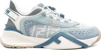 Fendi Sneakers, female, Blue, Size: 8 1/2 US Fendi Sneakers Clear Blue