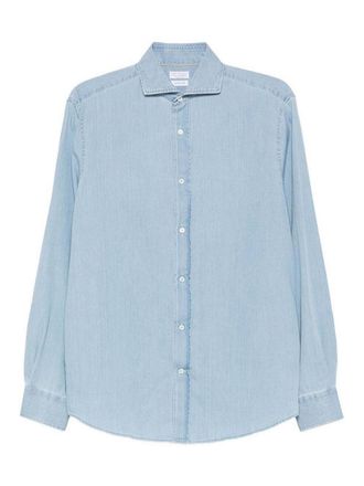Brunello Cucinelli Long Sleeve Denim Shirt