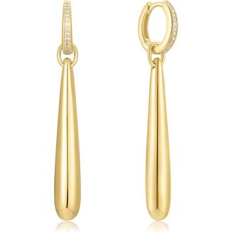 Ania Haie Elongated Droplet Earrings in Shiny Gold at Nordstrom