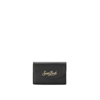 MC2 Saint Barth Wallets & Cardholders, female, Black, Size: ONE SIZE Leather Card Case