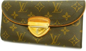 Louis Vuitton Brown Long Wallet (Tri-Fold) (Pre-Owned)