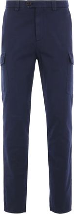 Brunello Cucinelli Cargo con applicazione - Blu