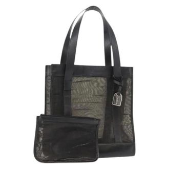 Gucci Pre-owned Tote Bags, female, Black, Size: ONE SIZE Pre-owned Nylon Tote