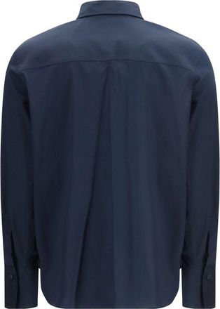 Brunello Cucinelli Womens Blue Cotton Dress Shirt