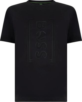 HUGO BOSS Tops, Heren, Zwart, S, Katoen, Iconische TL T-shirt